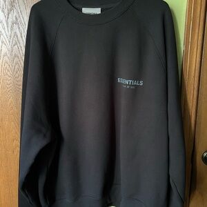 Fear of God Essentials Summer Core Black Sweater